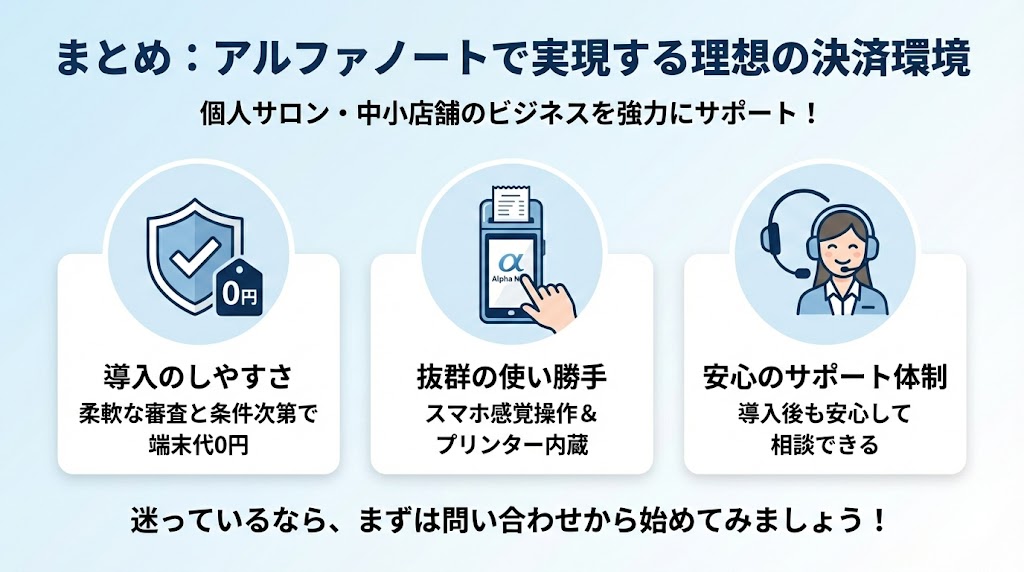 アルファノート決済端末まとめ